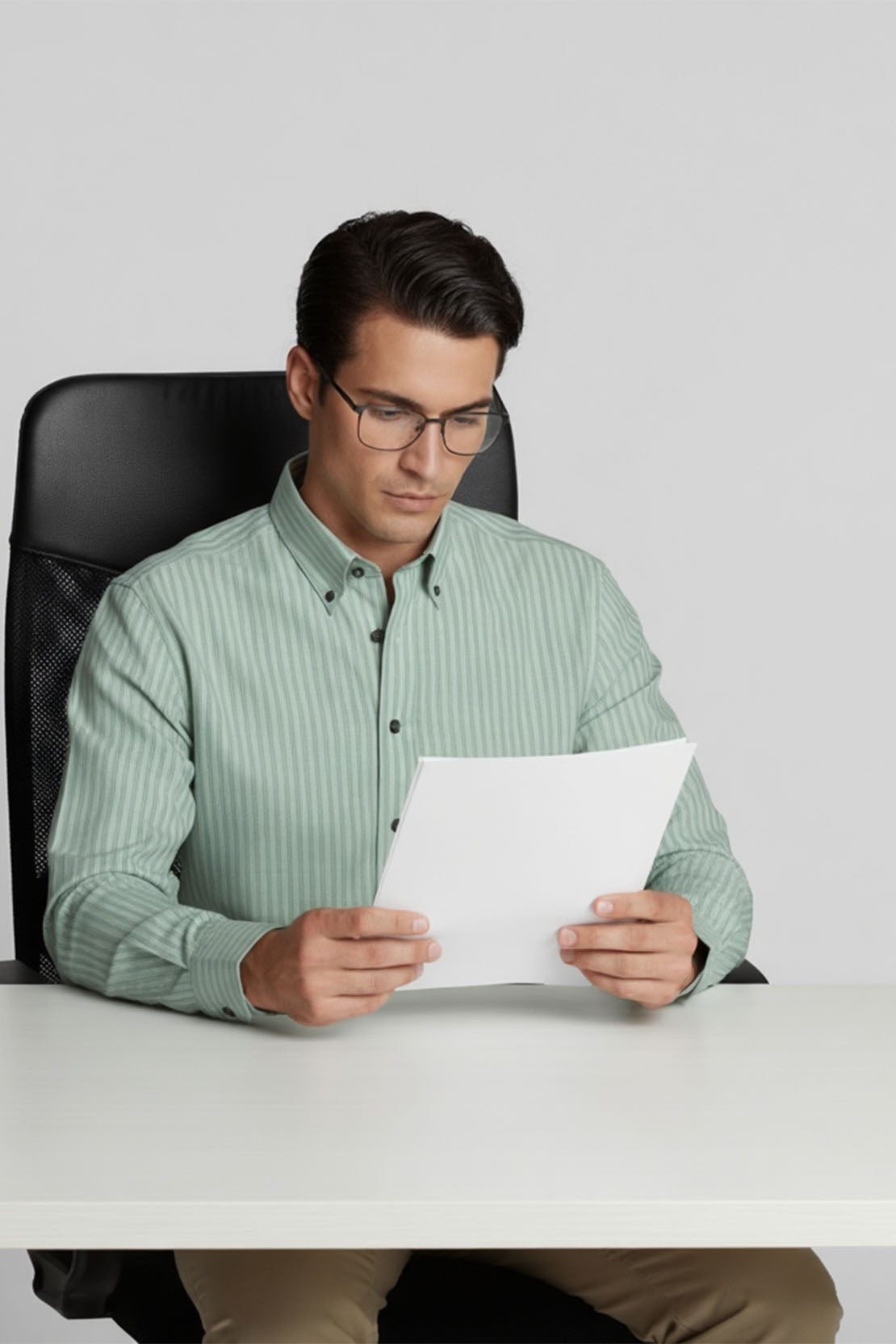 FRESH MINT GREEN STRIPED SHIRT