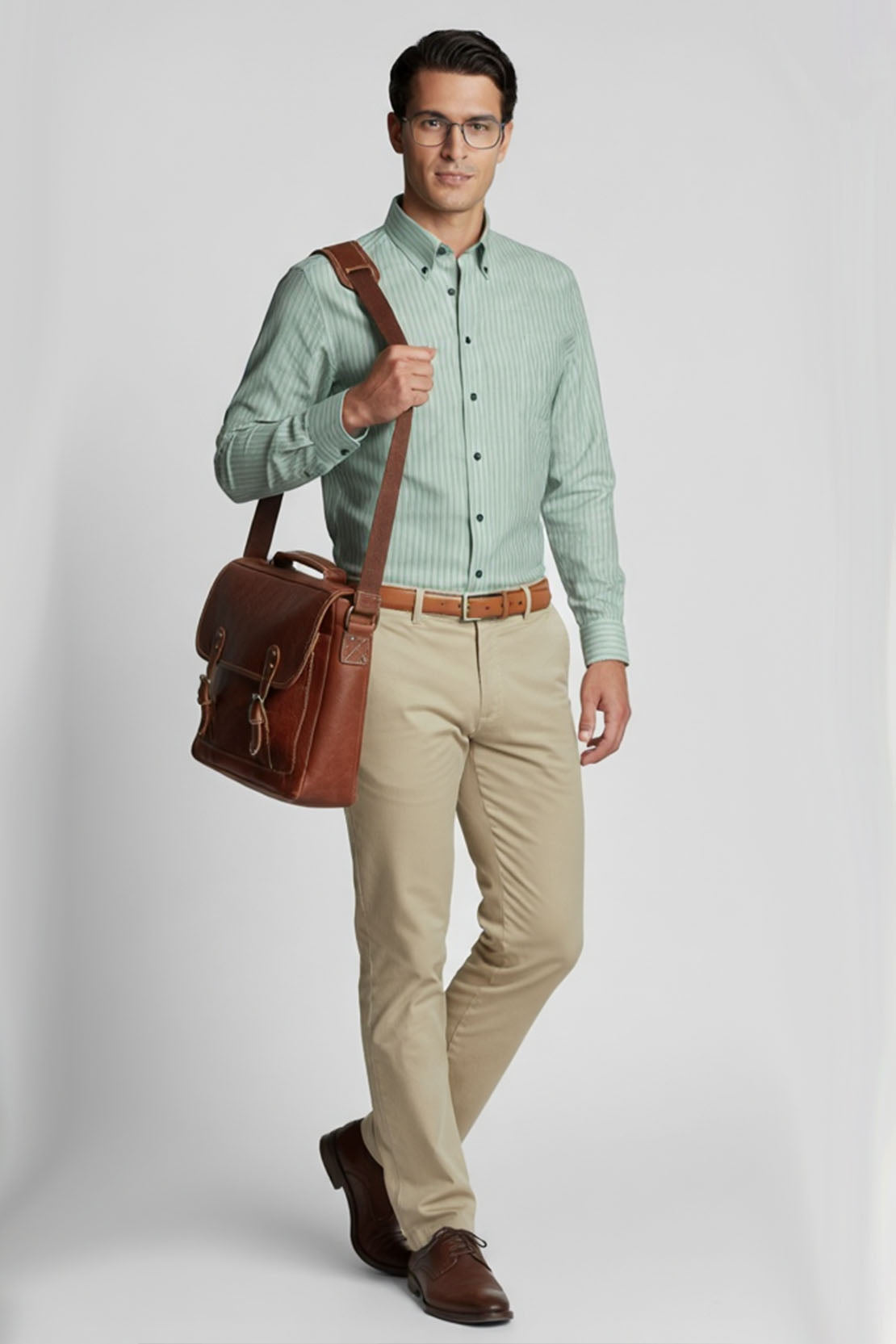 FRESH MINT GREEN STRIPED SHIRT