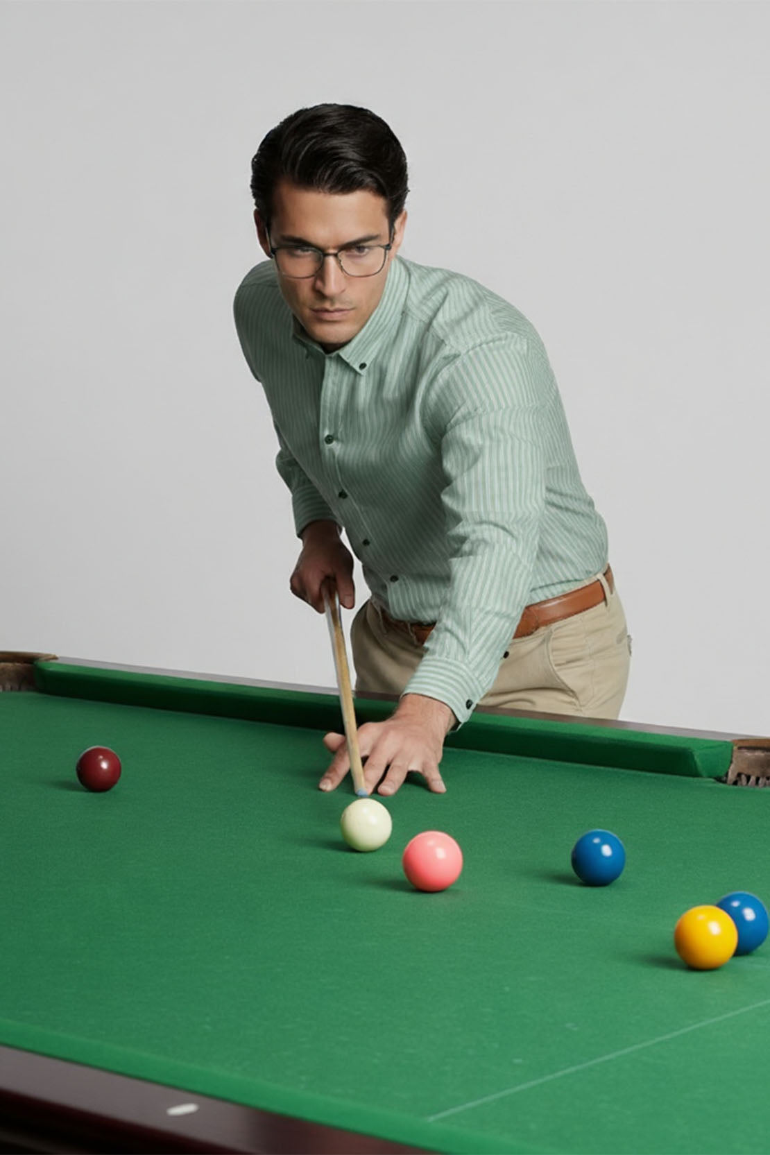 FRESH MINT GREEN STRIPED SHIRT