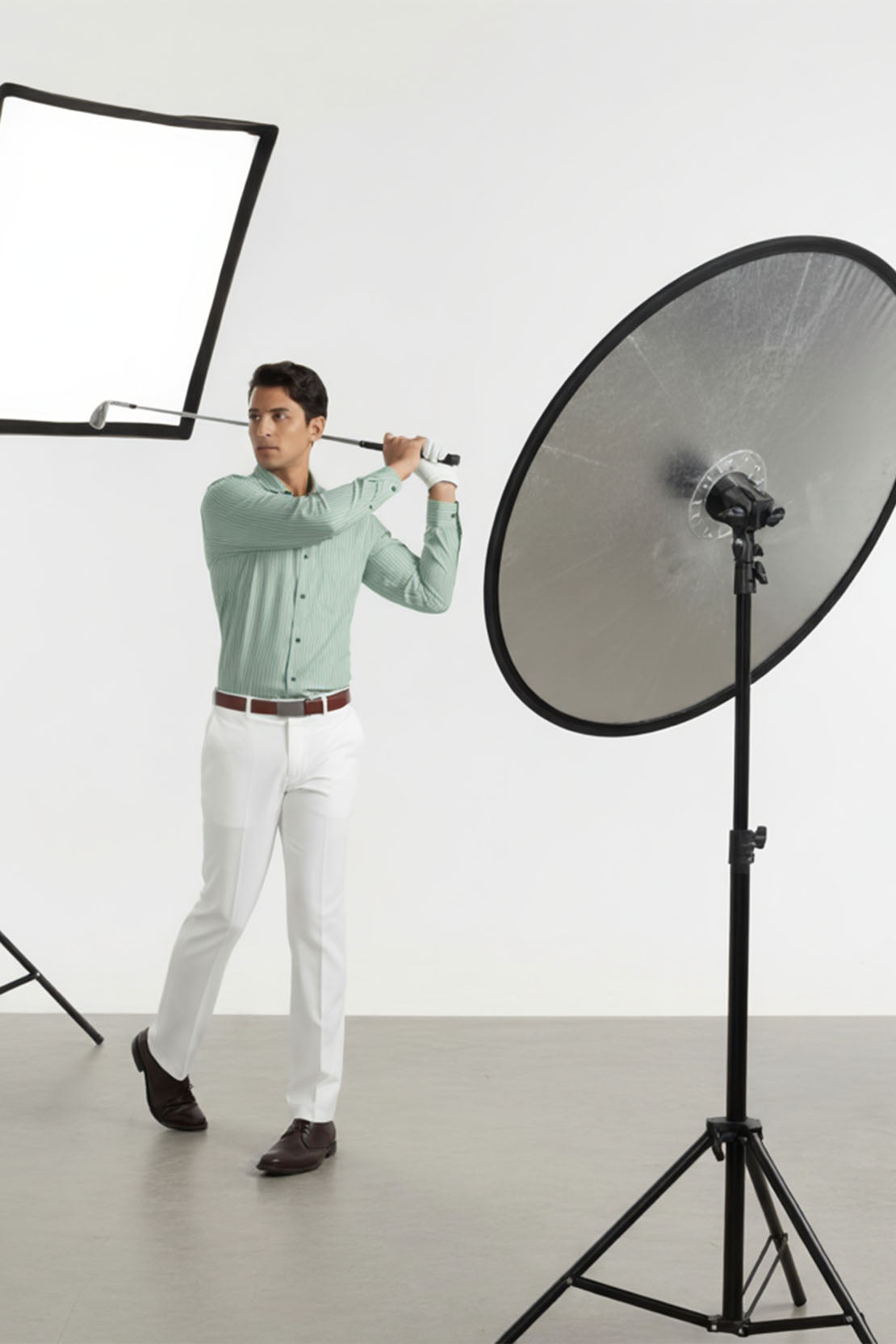 SIGNATURE MINT GREEN STRIPE BUSINESS SHIRT