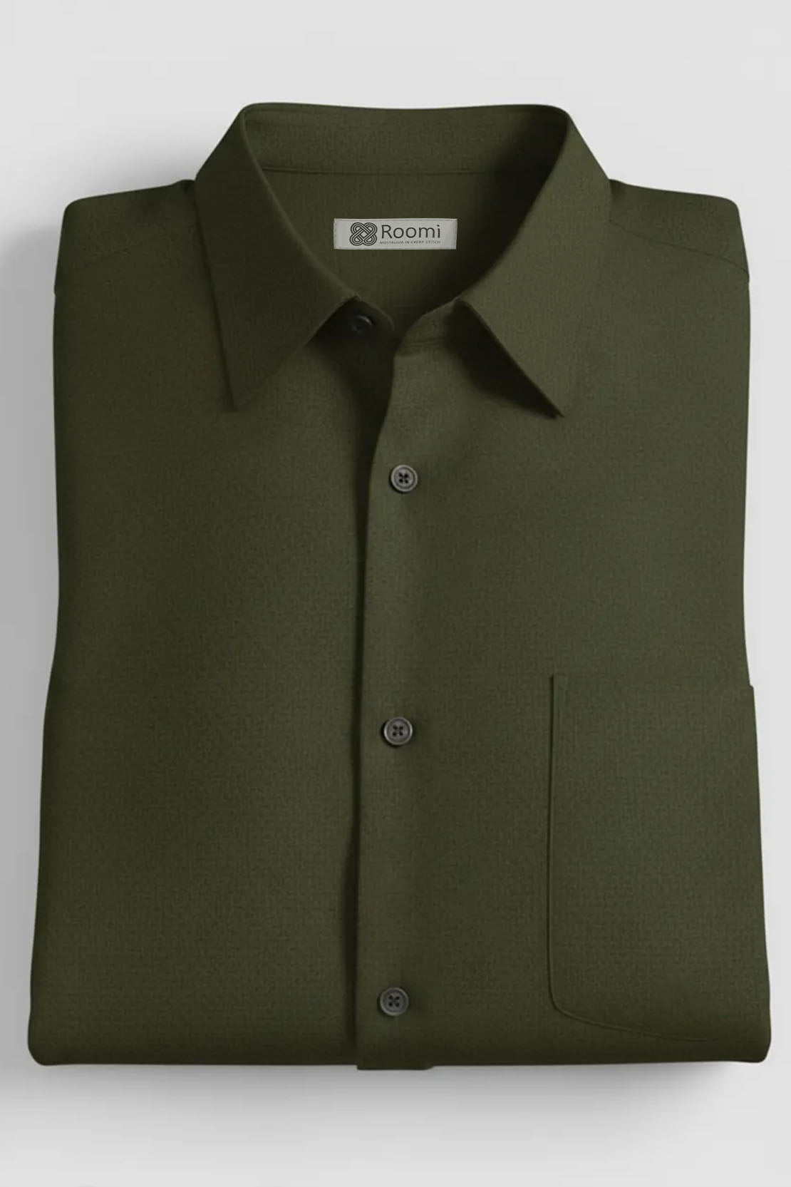 RICH GREEN OFFICE SHIRT