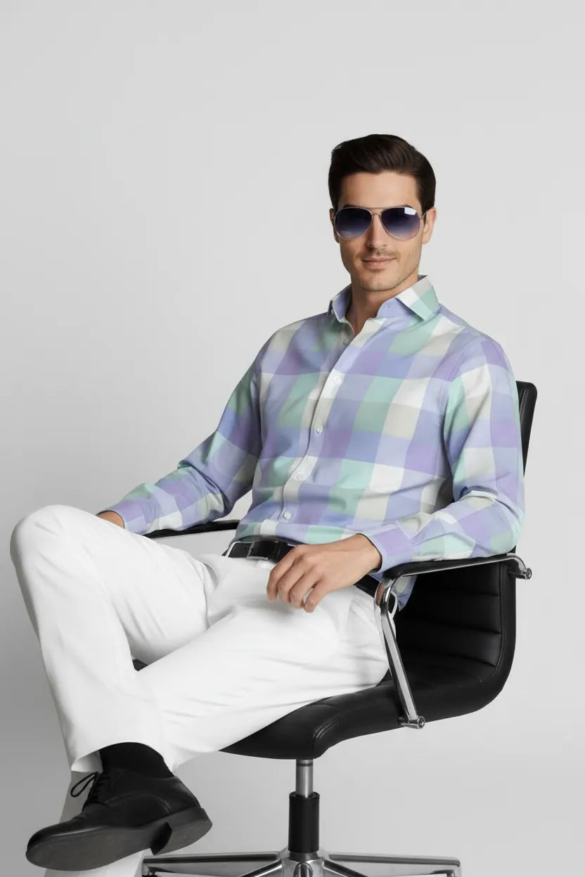 SPRING REFRESH PLAID SHIRT