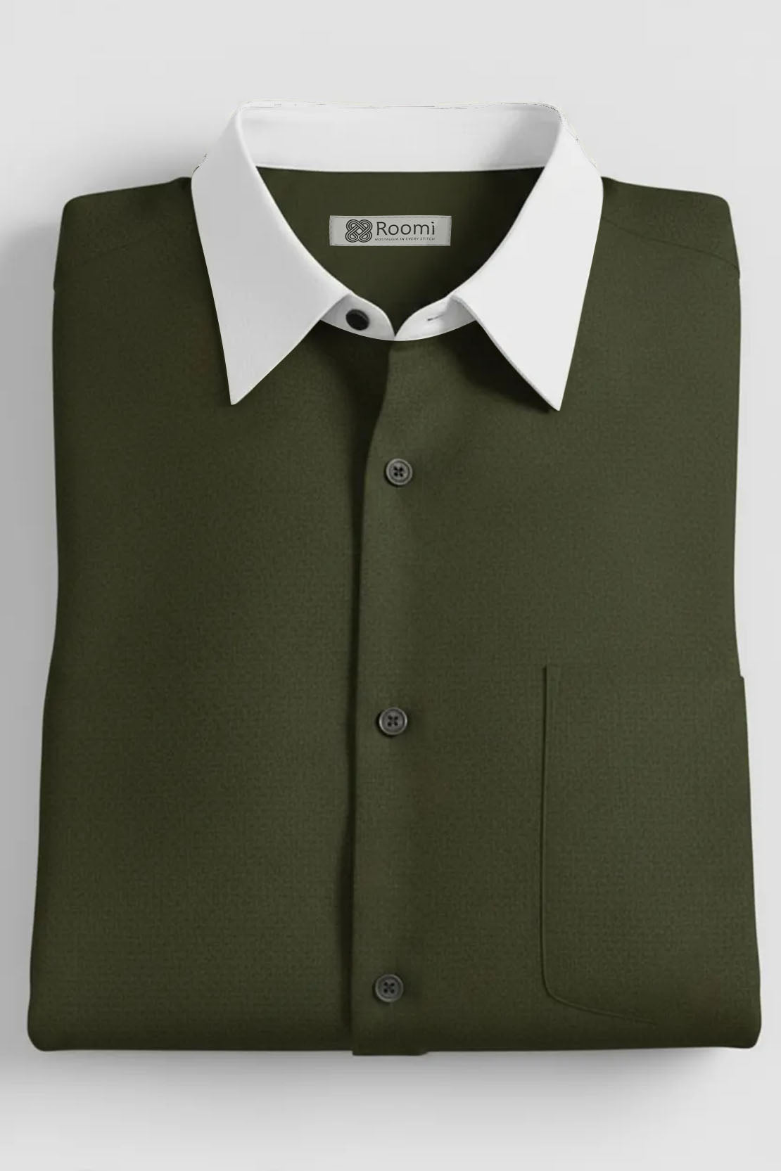 THE FOREST GREEN DRESS SHIRT
