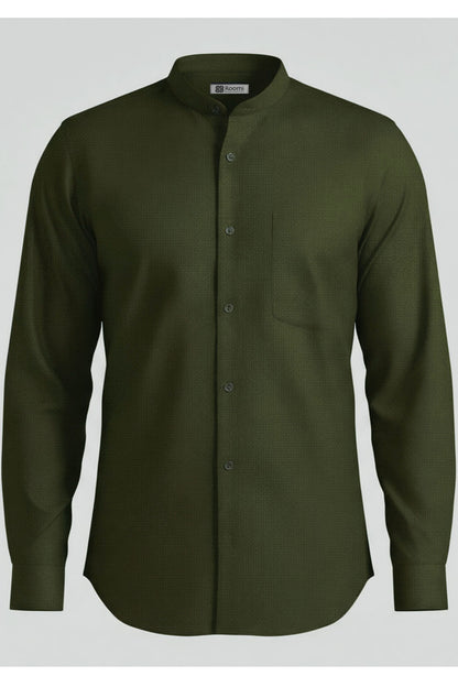 THE HUNTER GREEN BUSSINESS SHIRT
