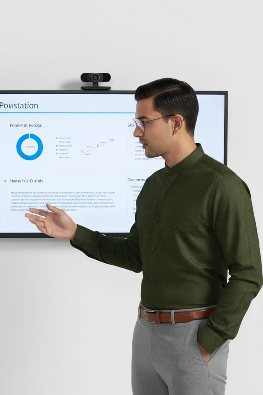 THE HUNTER GREEN BUSSINESS SHIRT