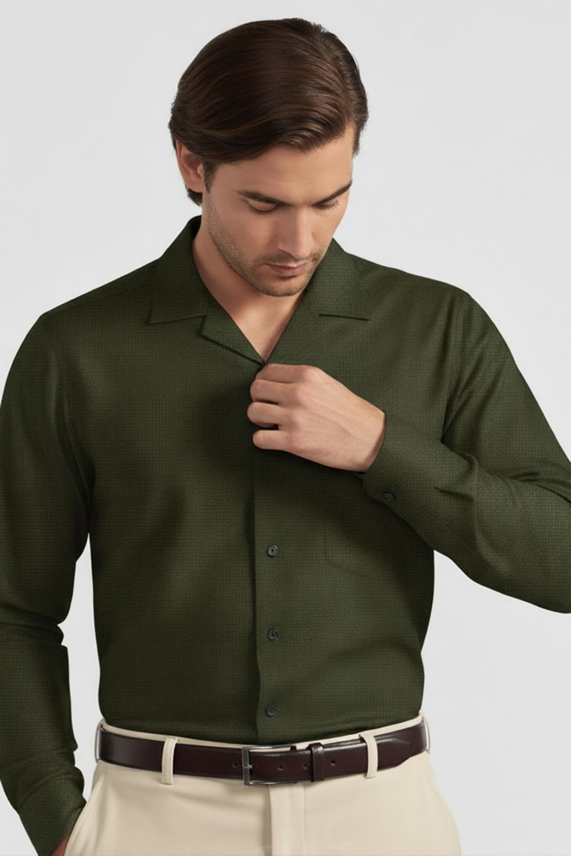 MODERN SAGE GREEN SHIRT