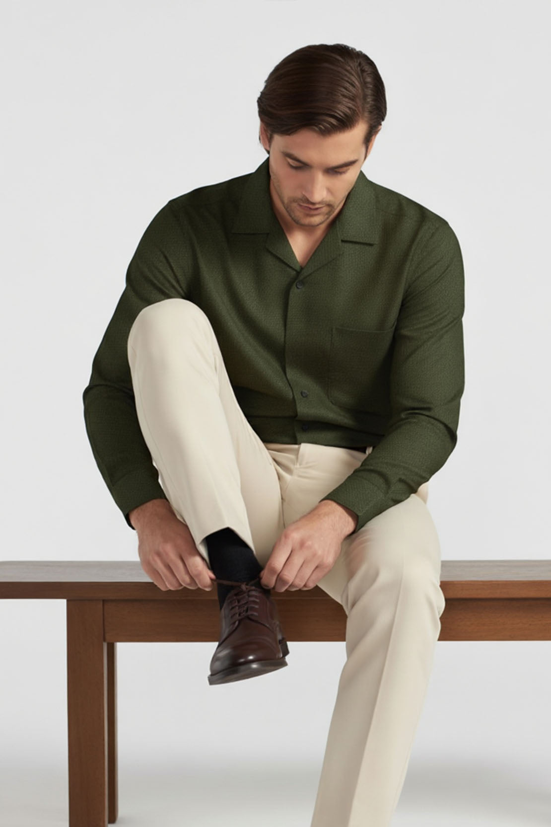 MODERN SAGE GREEN SHIRT