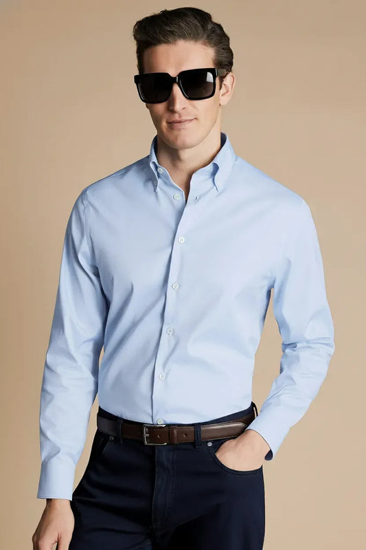 CLASSIC BUTTON DOWN MEN'S STRETCH SHIRT