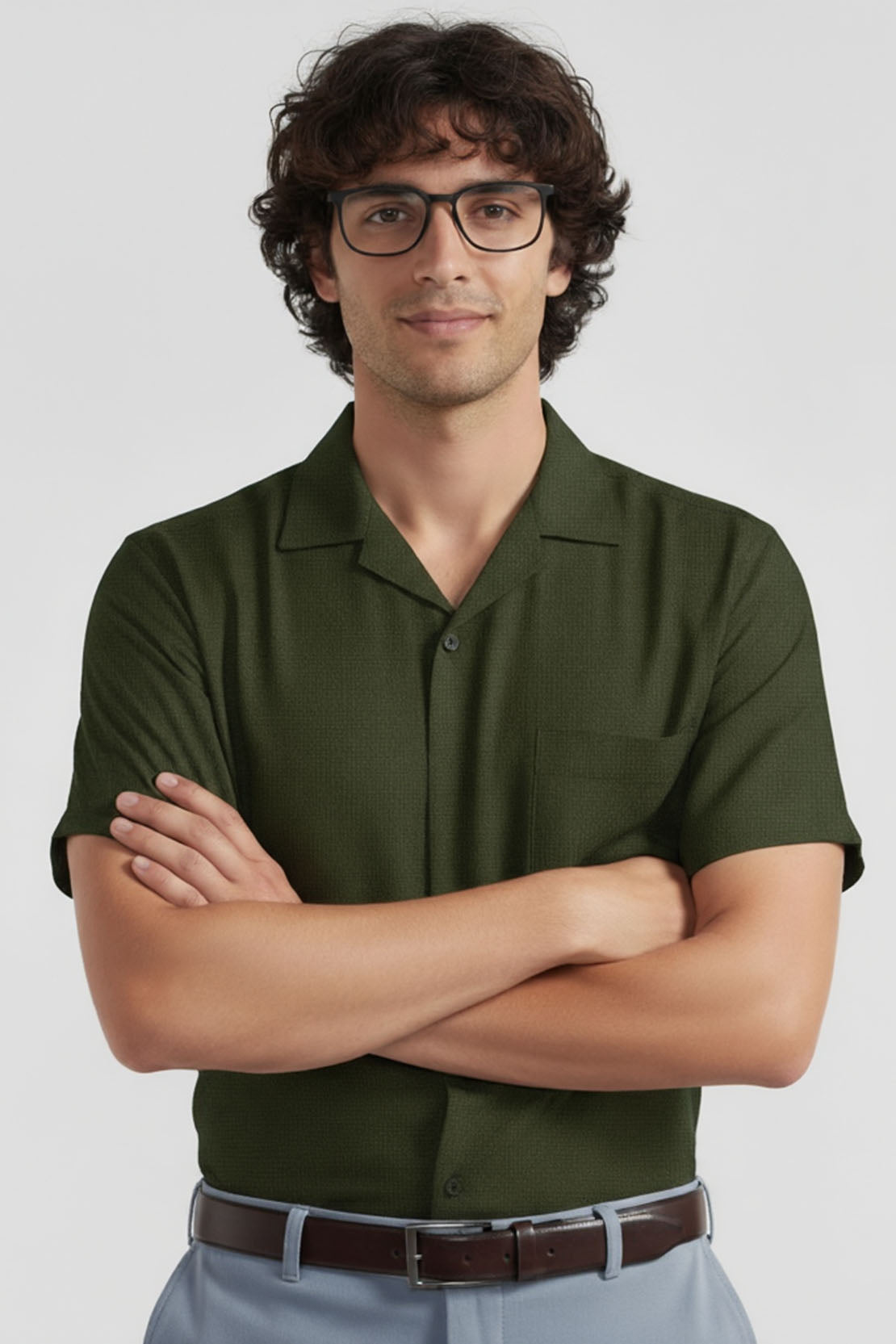 CUBAN PINE GREEN SHIRT