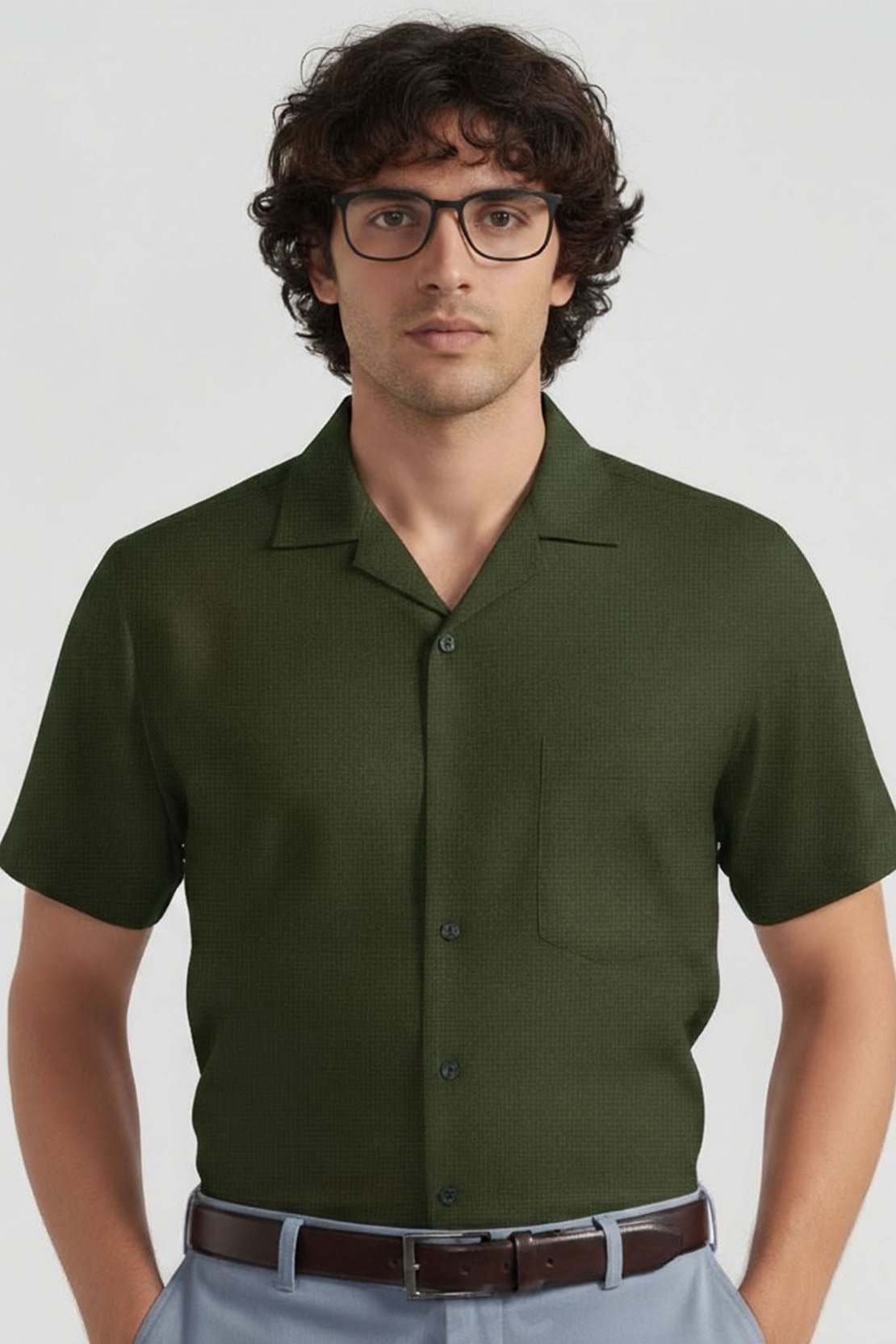 CUBAN PINE GREEN SHIRT