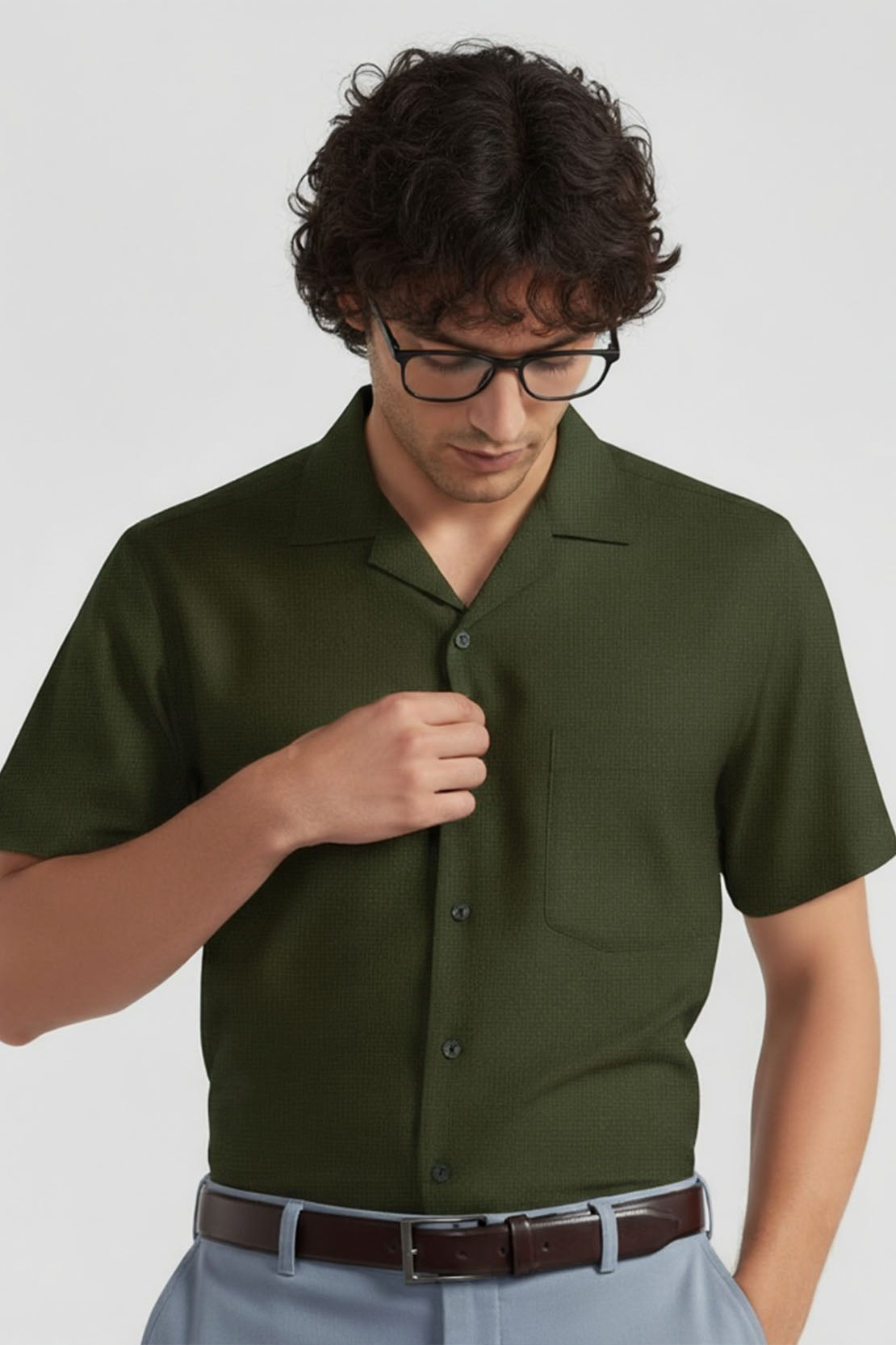 CUBAN PINE GREEN SHIRT