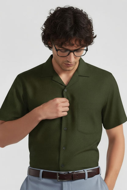 CUBAN PINE GREEN SHIRT