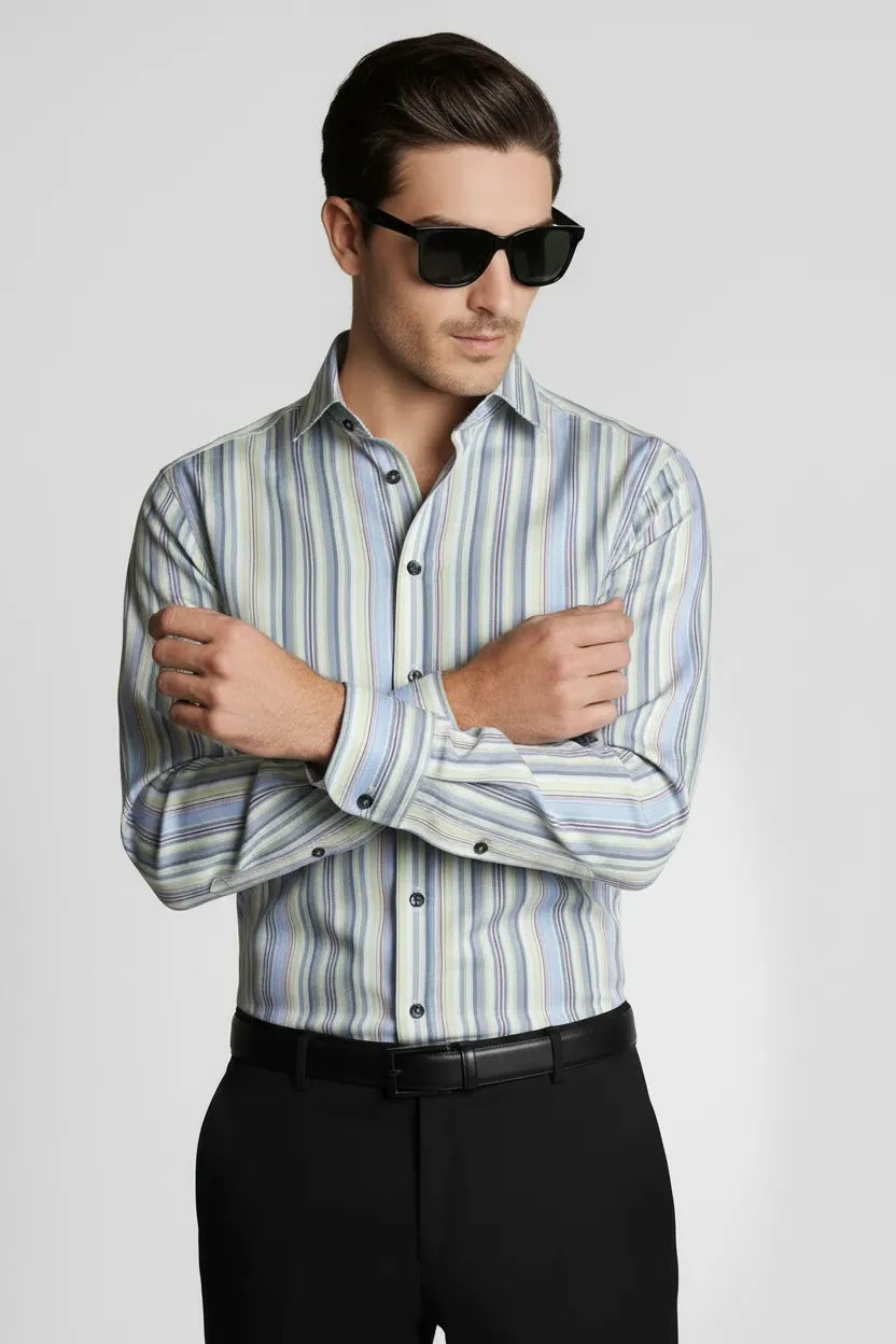 COASTAL REEF STRIPE SHIRT