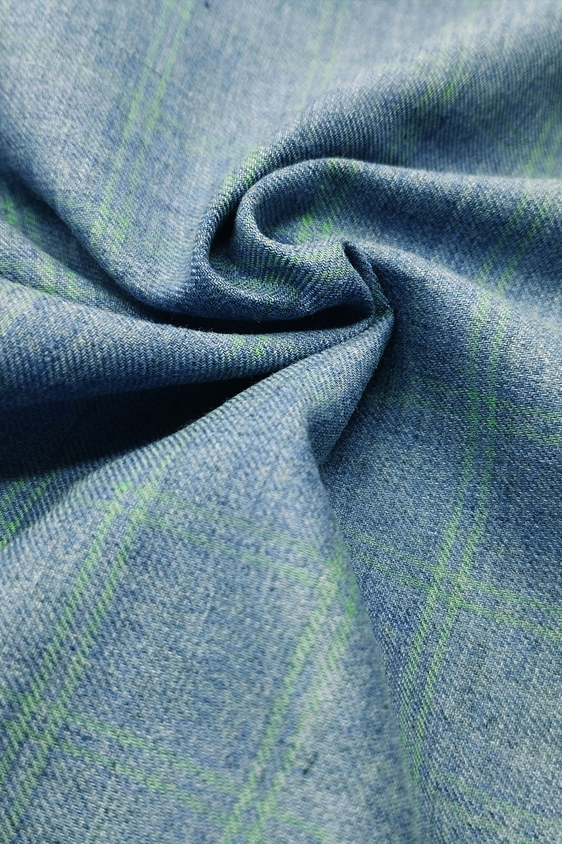 MINT LINE CHECK FORMAL SHIRT