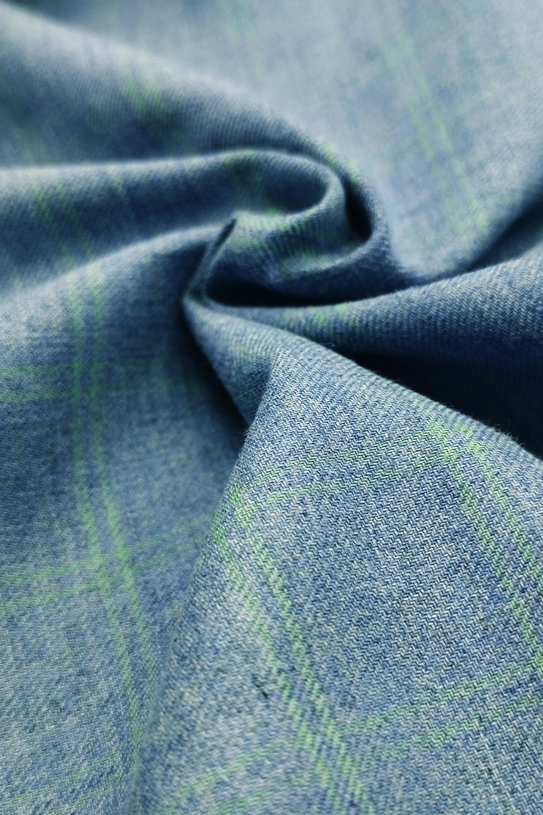 MINT LINE CHECK FORMAL SHIRT