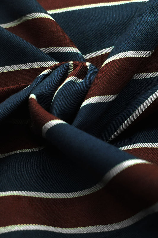 SIGNATURE NAVY MAROON STRIPE EXECUTIVE