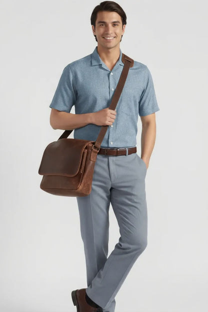 THE AZURE MELANGE SHIRT