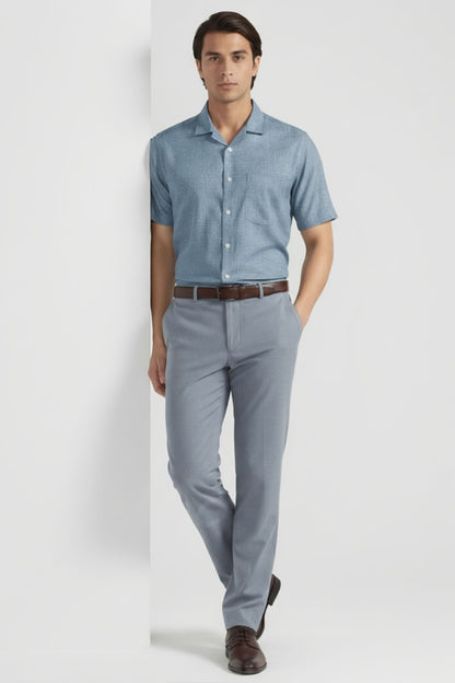 THE AZURE MELANGE SHIRT