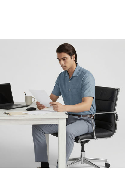 THE AZURE MELANGE SHIRT