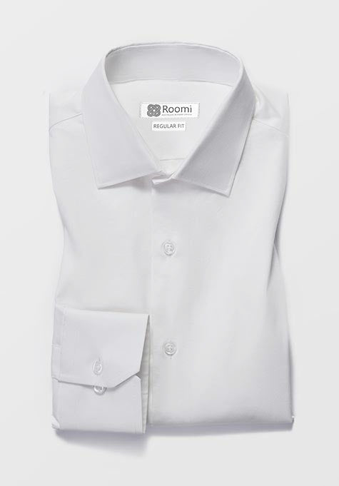 CLASSIC WHITE STRETCH MEN'S SHIRT