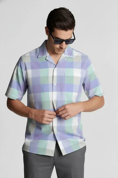 VIBRANT CHALET PLAID SHIRT