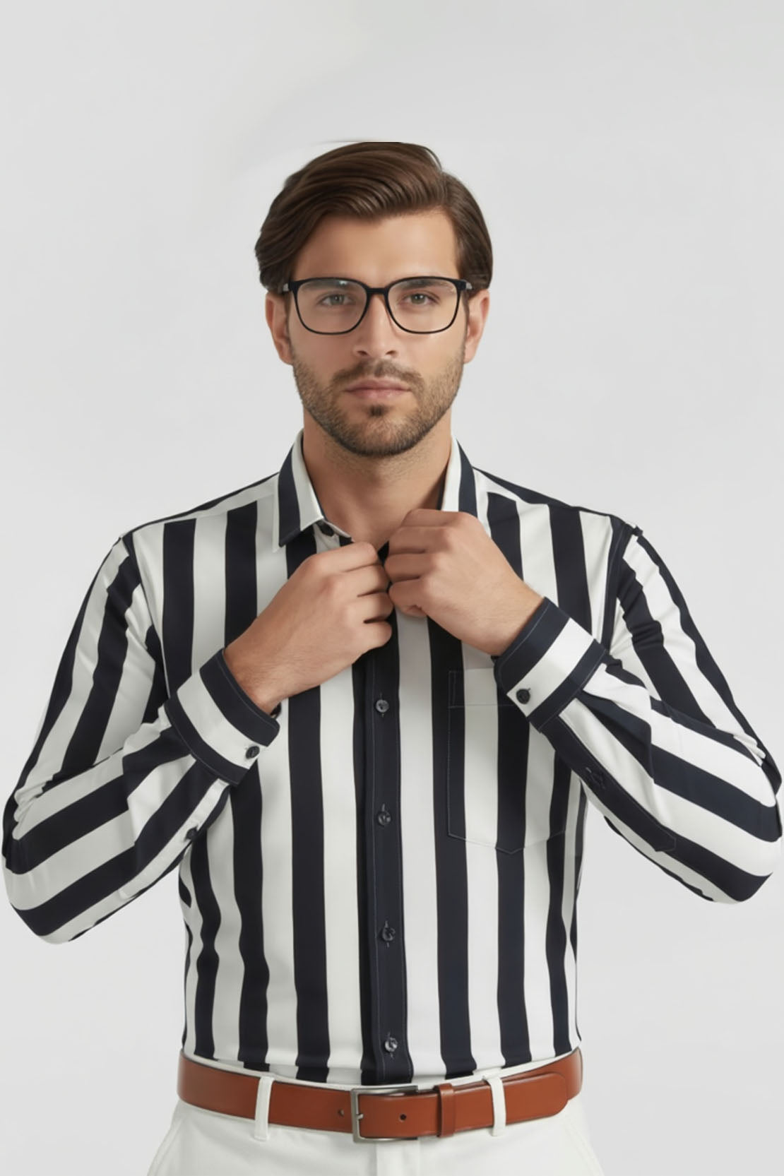 ELITE BOLD STRIPE CORPORATE SHIRT