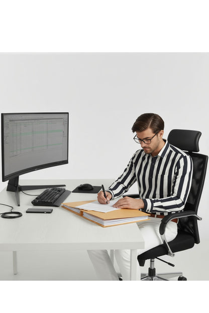 ELITE BOLD STRIPE CORPORATE SHIRT