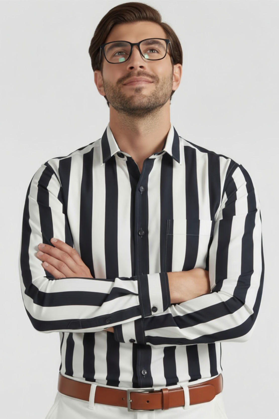 ELITE BOLD STRIPE CORPORATE SHIRT