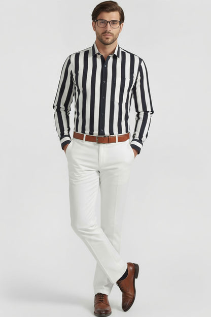 ELITE BOLD STRIPE CORPORATE SHIRT
