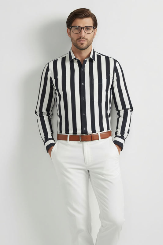 ELITE BOLD STRIPE CORPORATE SHIRT
