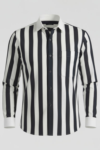 SOPHISTICATED STRIPE BUSINESS SHIRT