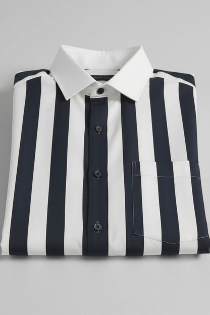 SOPHISTICATED STRIPE BUSINESS SHIRT