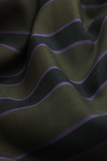 MIDNIGHT PURPLE LINE OLIVE SHIRT