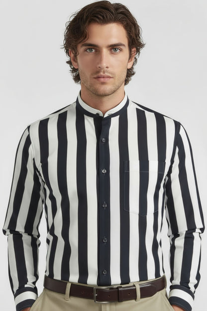 PREMIUM WIDE STRIPE BAND SHIRT