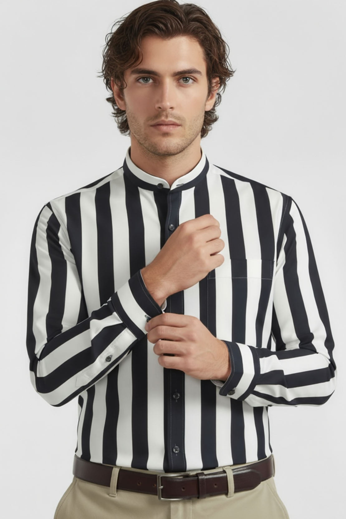 PREMIUM WIDE STRIPE BAND SHIRT