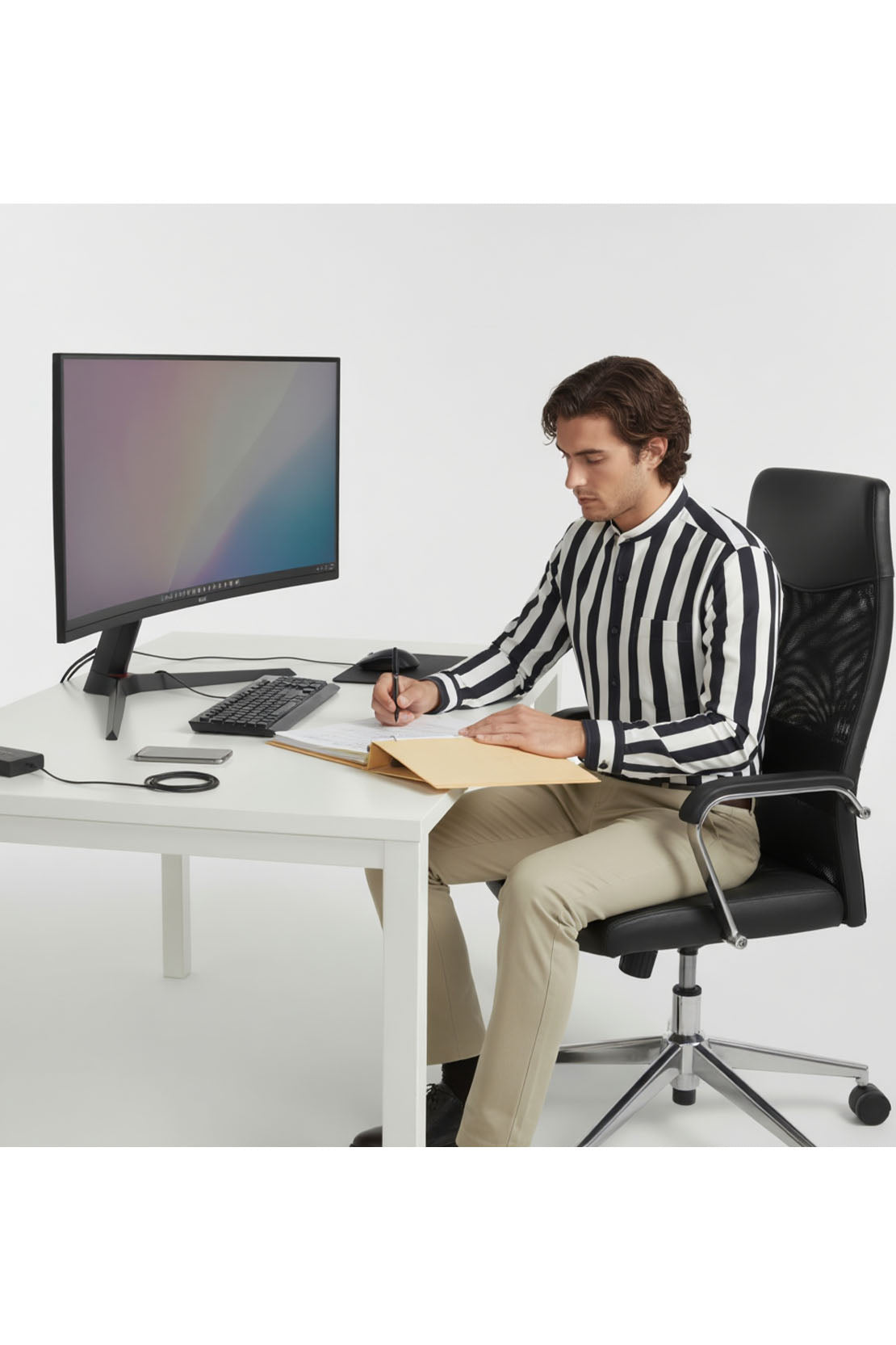 PREMIUM WIDE STRIPE BAND SHIRT