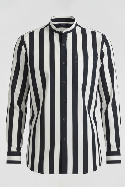 PREMIUM WIDE STRIPE BAND SHIRT