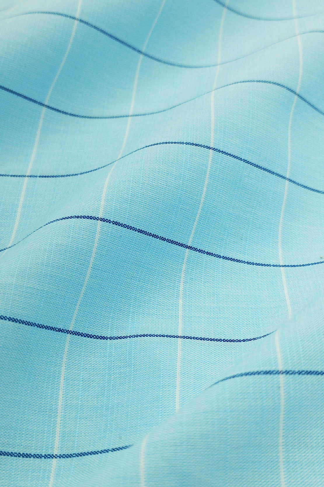 AQUA SKY CHECKED SHIRT