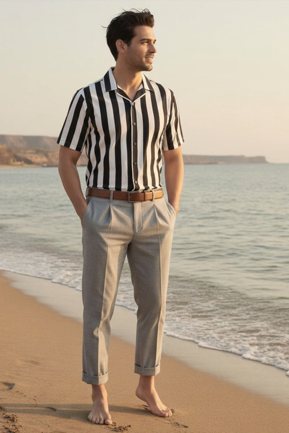 STARK STRIPED CUBAN SHIRT