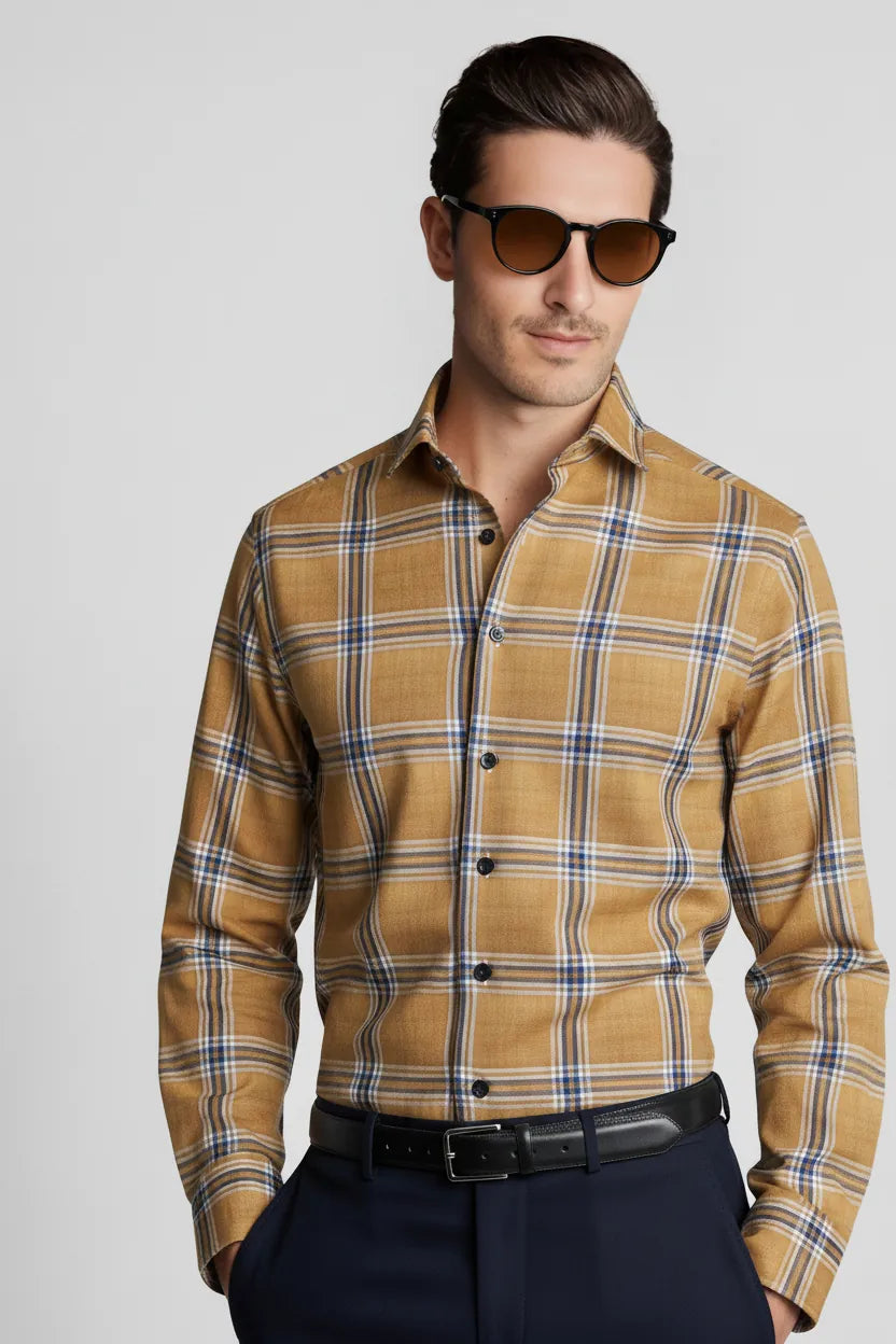 AUTUMN METRO PLAID SHIRT