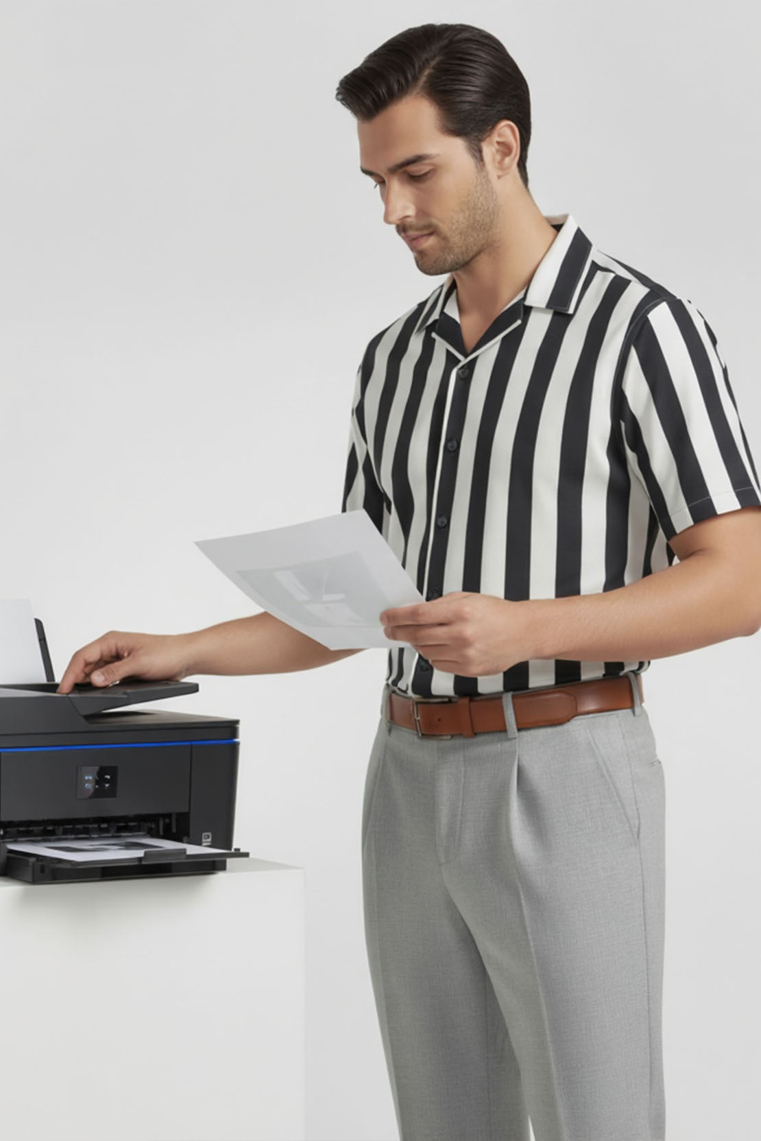 STARK STRIPED CUBAN SHIRT