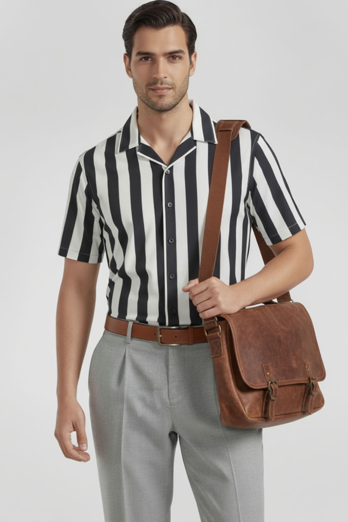 STARK STRIPED CUBAN SHIRT