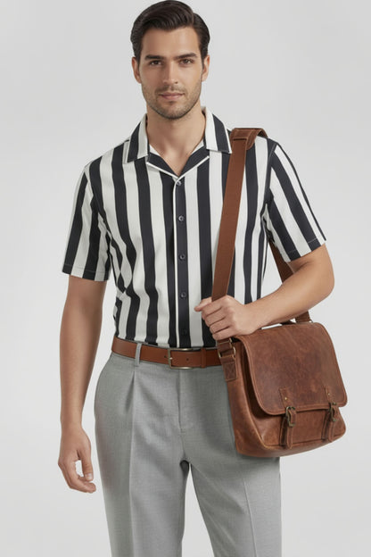 STARK STRIPED CUBAN SHIRT