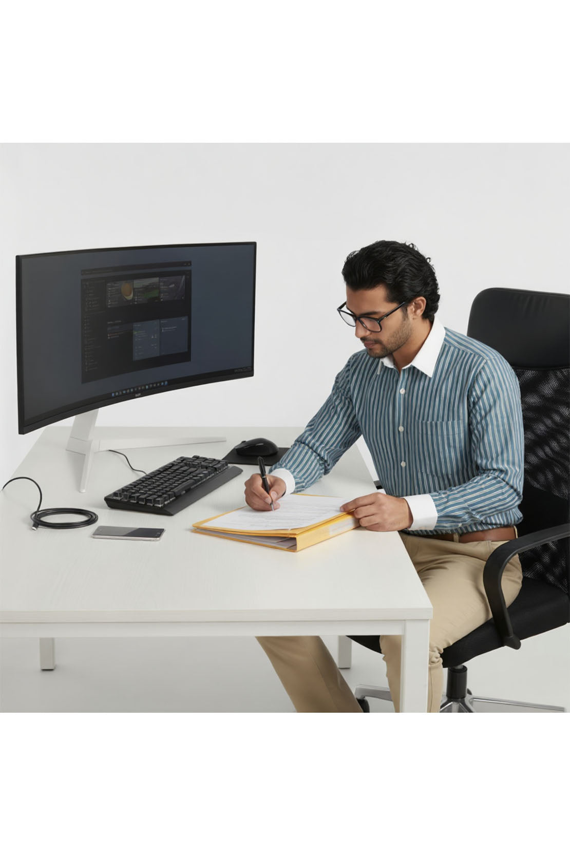 WINCHESTER DOUBLE STRIPE BUSINESS SHIRT