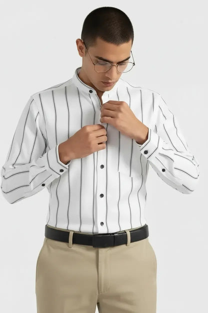 CRISP WHITE STRIPED