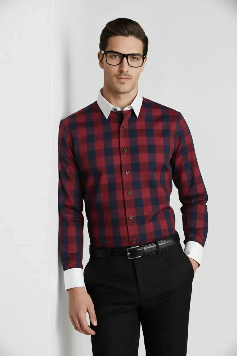 PREMIUM RED CHECK SHIRT