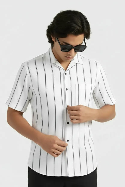 SLEEK EXECUTIVE STRIPE SHIRT