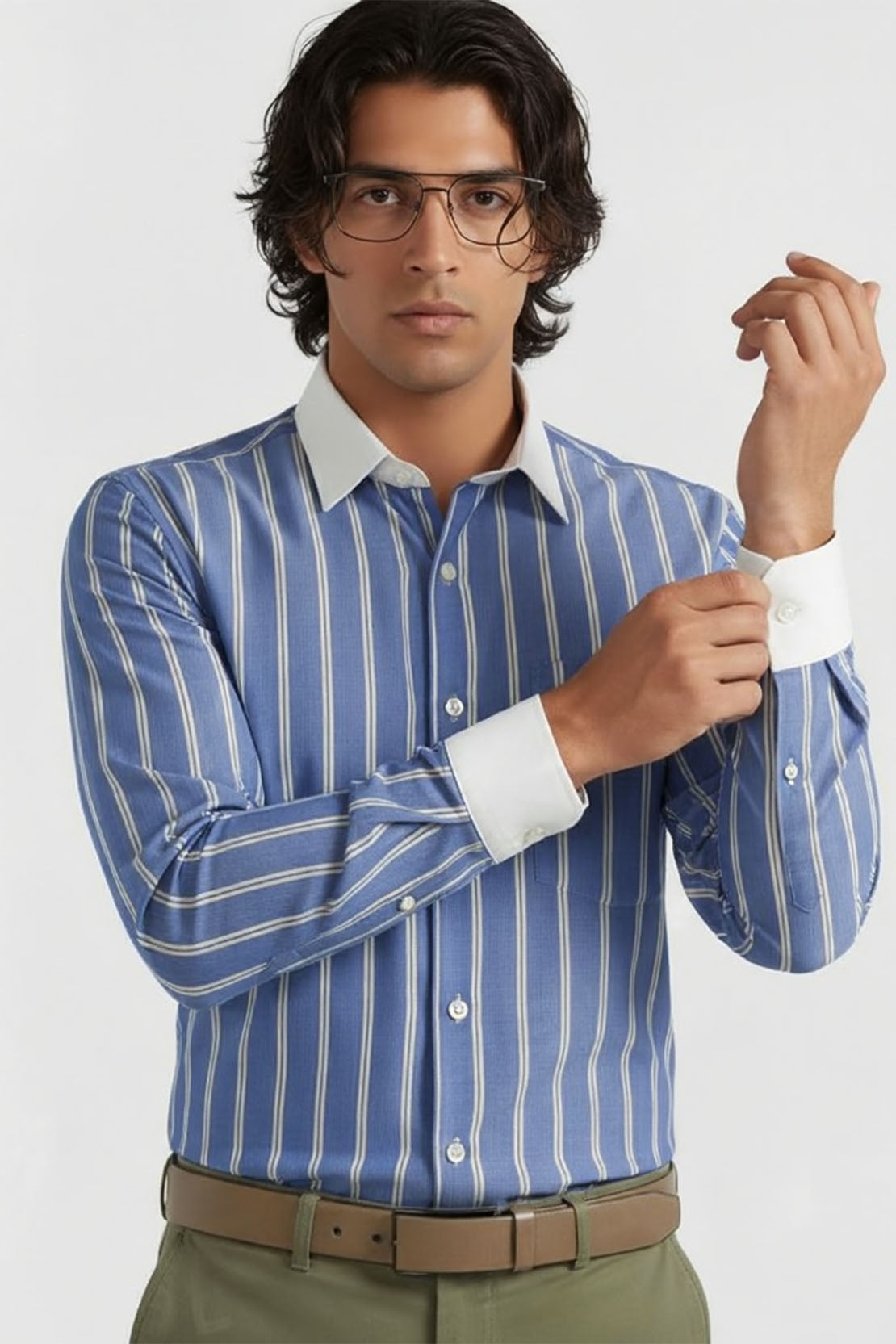 AZURE LINE CLASSIC DRESS SHIRT