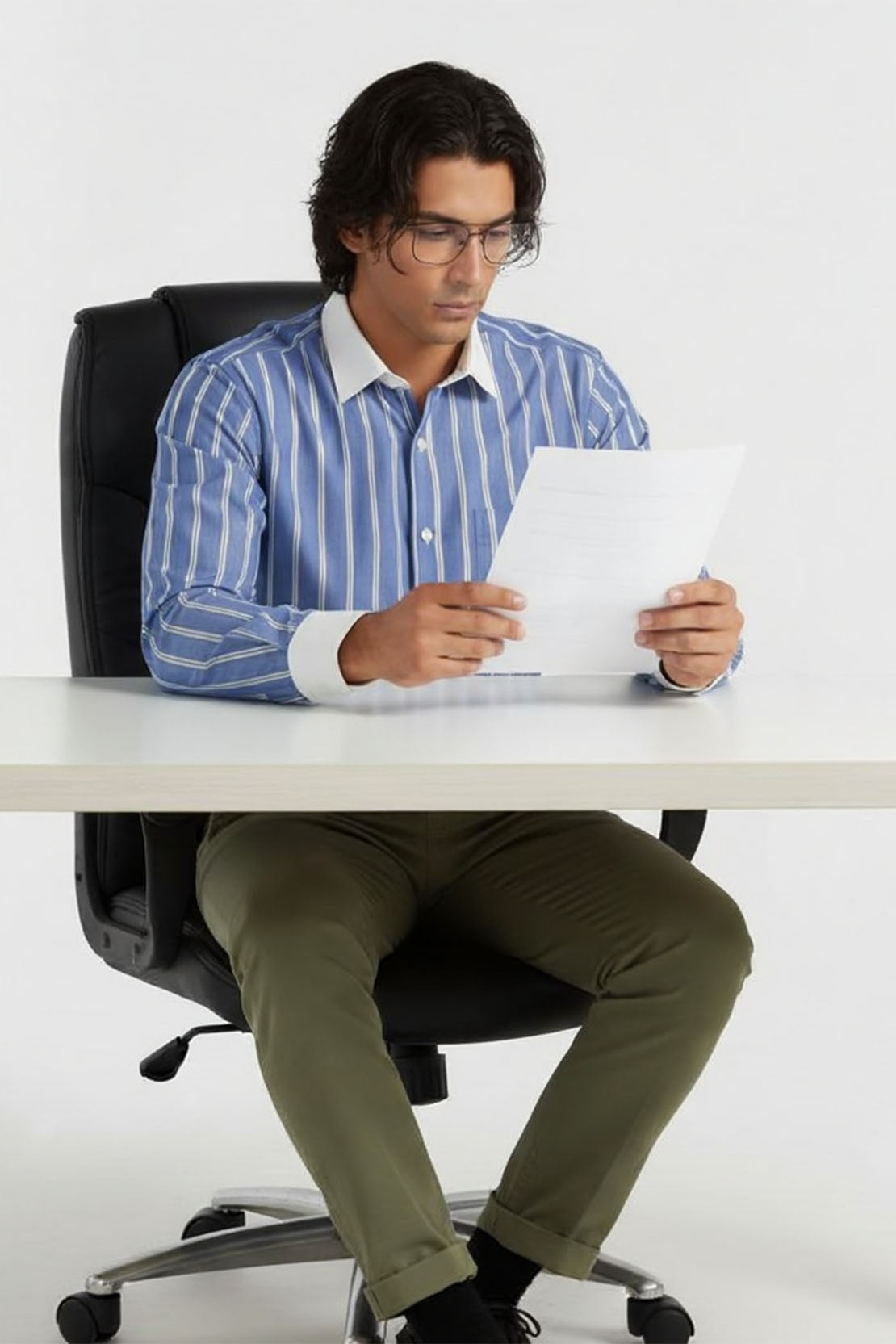 AZURE LINE CLASSIC DRESS SHIRT