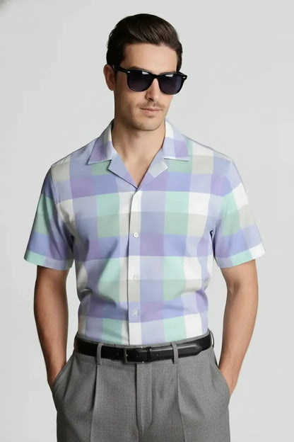 VIBRANT CHALET PLAID SHIRT